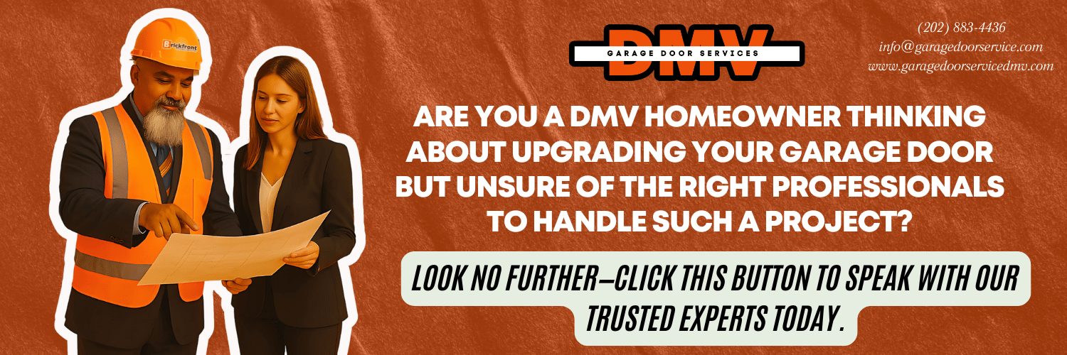 Want to Install Your Garage Door in the DMV Area? Talk to Us