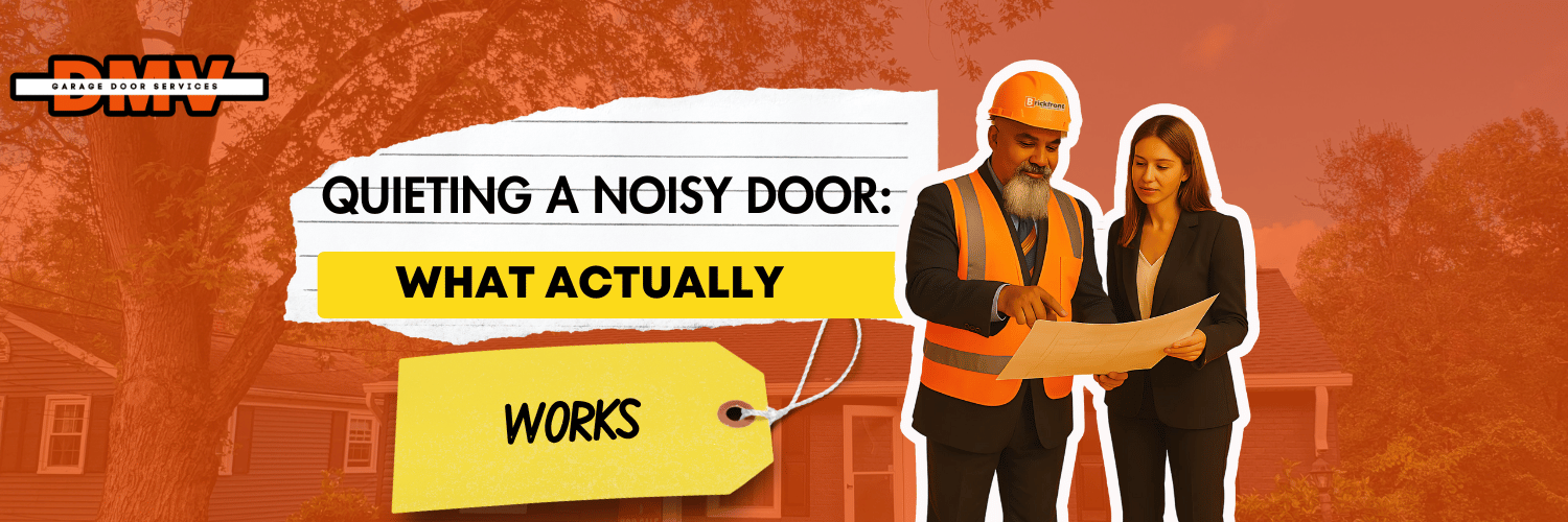 Quieting a Noisy Garage Door: What Actually Works