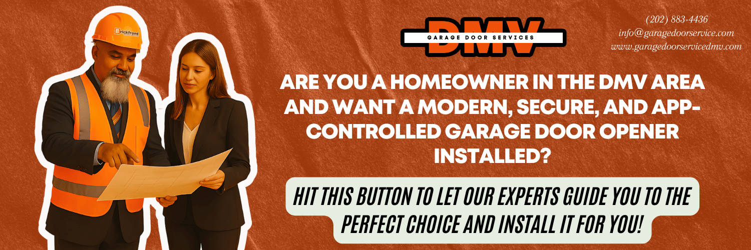 Need a Smart Garage Door Installed in Your DMV Home? talk to Us
