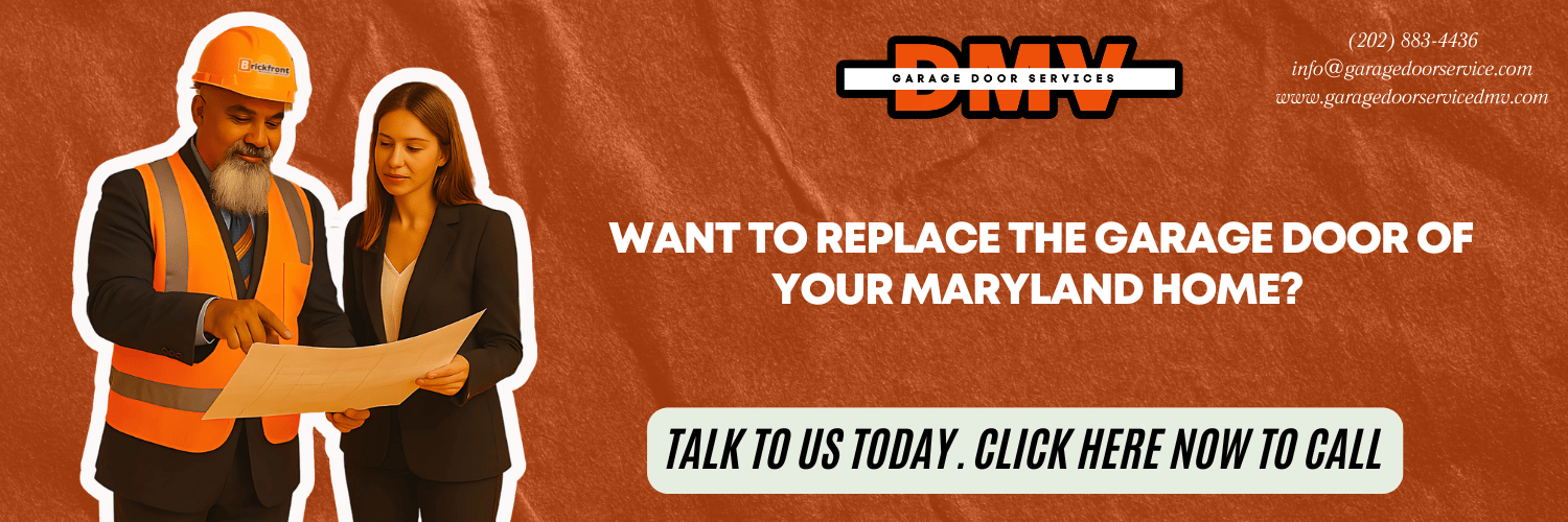 Want to Replace Your Maryland Home Garage Door? We Will Do it For You
