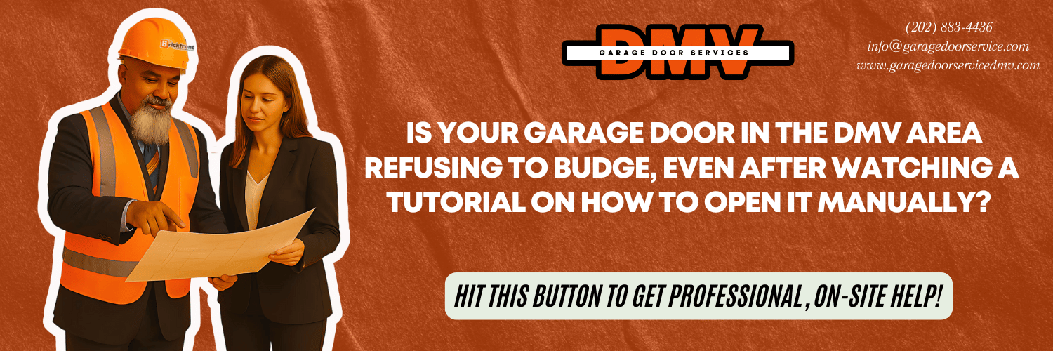 Need a Garage Door Fix in the DMV Area? Talk to Us