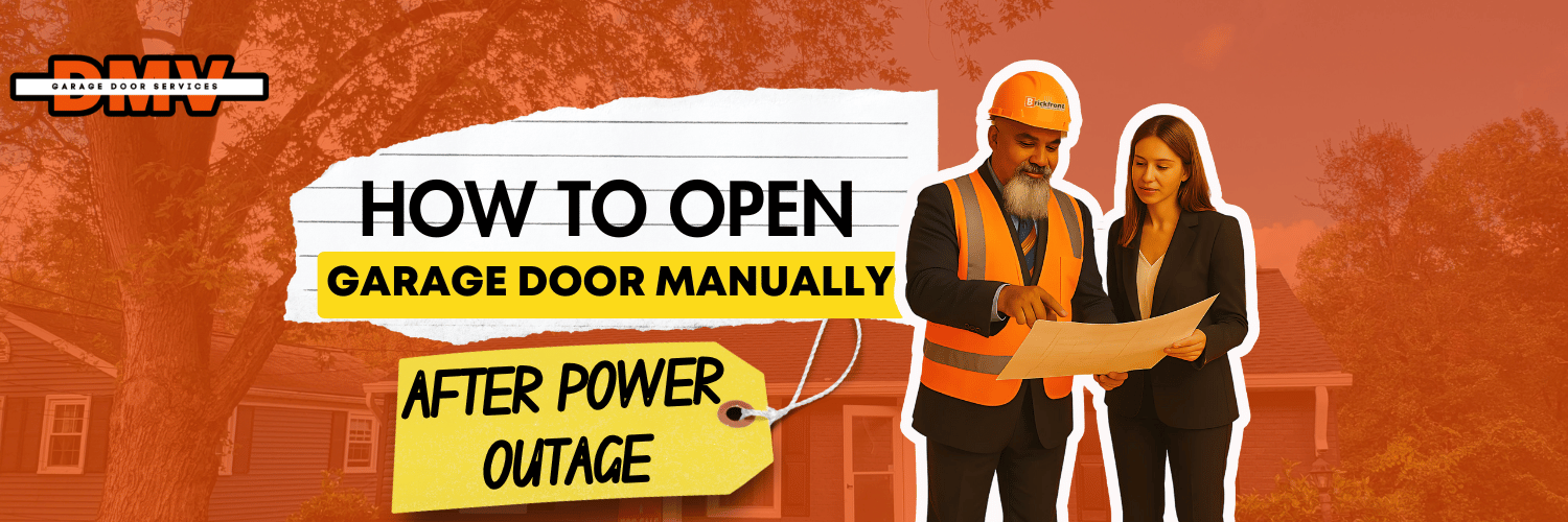 How to Open Garage Door Manually After Power Outage