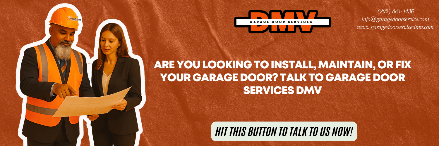 Want to fix and install your garage door in the dmv? Talk to us