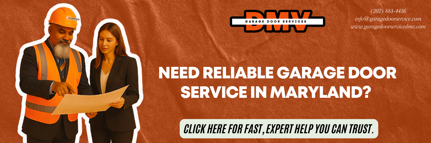 Talk to Garage Door Service DMV for professional garage door repair and installation in Maryland.