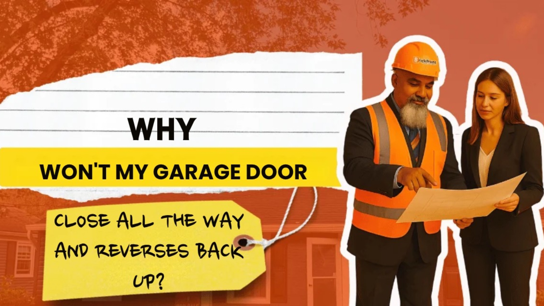 Why Won't My Garage Door Close All the Way and Reverses Back Up?