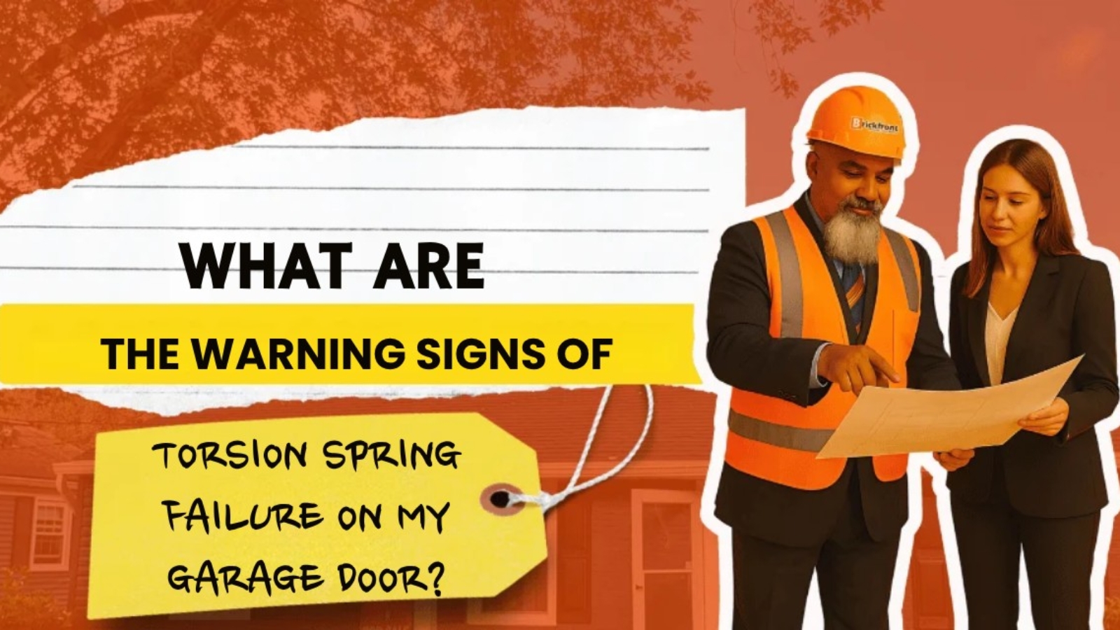 What Are the Warning Signs of Torsion Spring Failure on My Garage Door?